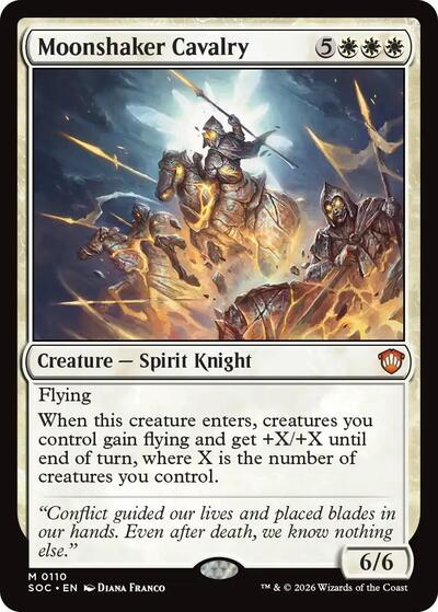Moonshaker Cavalry (Commander: Secrets of Strixhaven) Light Play