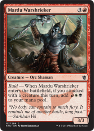 Mardu Warshrieker (Khans of Tarkir) Light Play