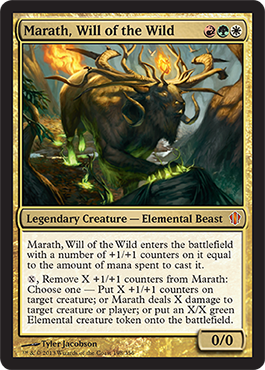 Marath, Will of the Wild (Commander 2013 Edition) Light Play