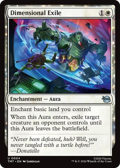 Dimensional Exile (Teenage Mutant Ninja Turtles) Light Play