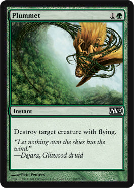 Plummet (Magic 2012 Core Set) Light Play