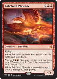 Ashcloud Phoenix (Khans of Tarkir) Medium Play