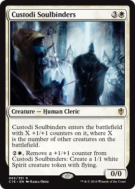 Custodi Soulbinders (Commander 2016 Edition) Light Play