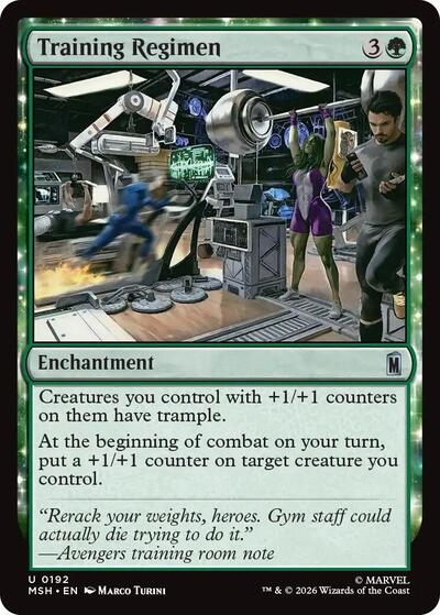 Training Regimen (Marvel Super Heroes) Light Play