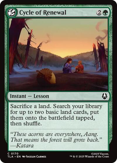 Cycle of Renewal (Avatar: The Last Airbender) Light Play Foil