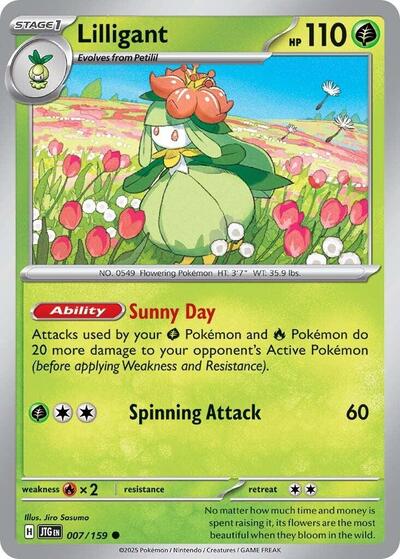 Lilligant (SV09: Journey Together) Light Play Reverse Holofoil