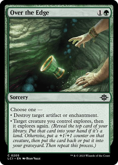 Over the Edge (The Lost Caverns of Ixalan) Light Play