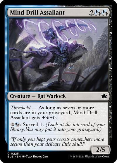 Mind Drill Assailant (Bloomburrow) Light Play