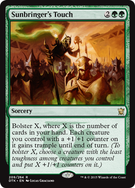 Sunbringer's Touch (Dragons of Tarkir) Heavy Play