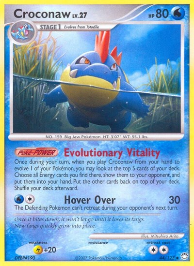 Croconaw (Mysterious Treasures) Medium Play
