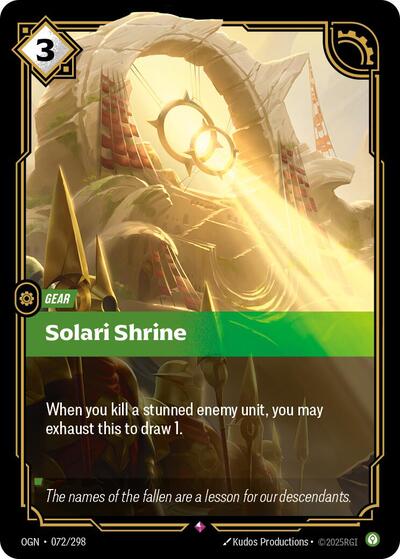 Solari Shrine (Origins) Light Play Foil