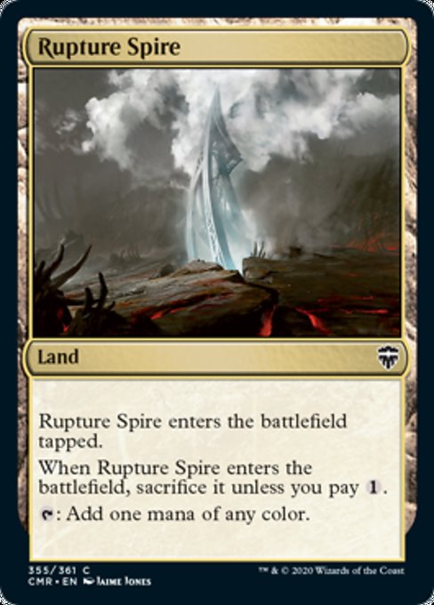Rupture Spire (Commander Legends) Light Play