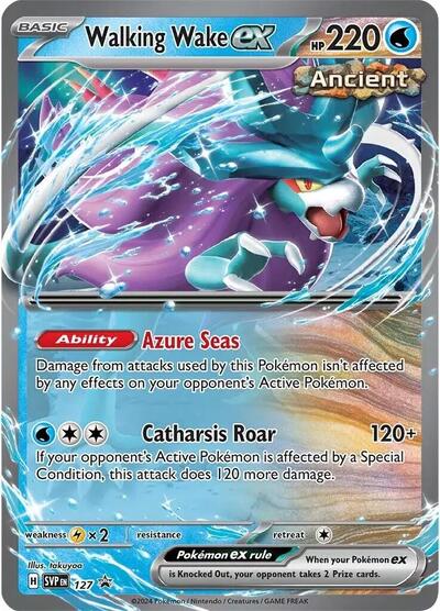 Walking Wake ex (SV: Scarlet & Violet Promo Cards) Near Mint Holofoil