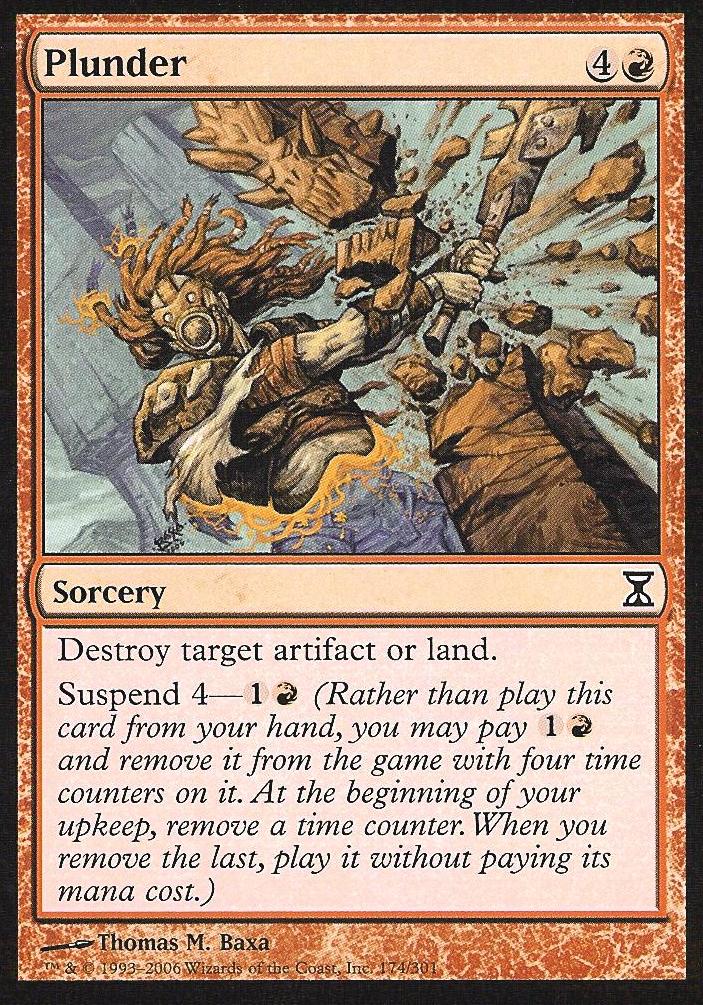 Plunder (Time Spiral) Light Play