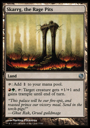 Skarrg, the Rage Pits (Duel Decks: Heroes vs Monsters) Light Play