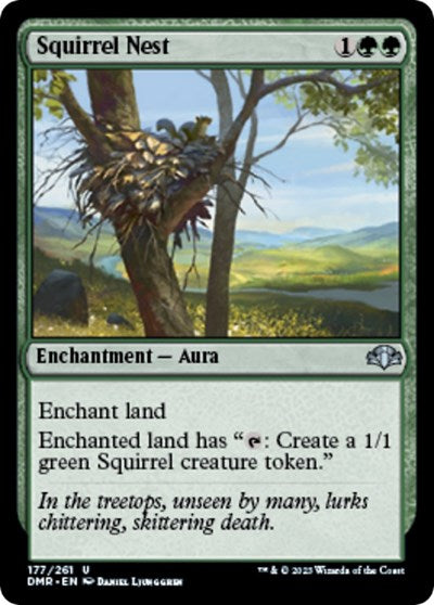 Squirrel Nest (Dominaria Remastered) Light Play