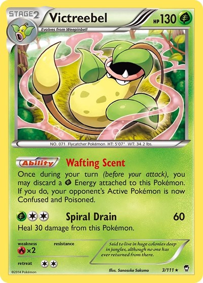 Victreebel (XY - Furious Fists) Light Play Reverse Holofoil