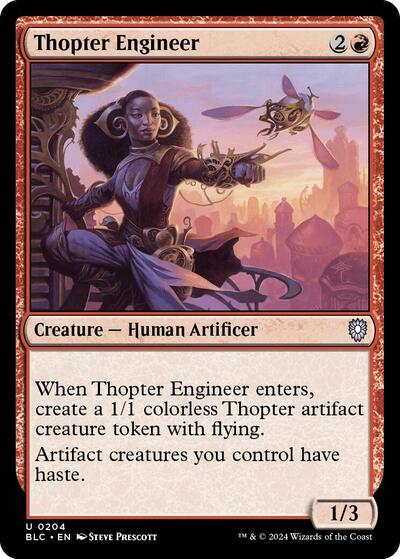 Thopter Engineer (Commander: Bloomburrow) Light Play