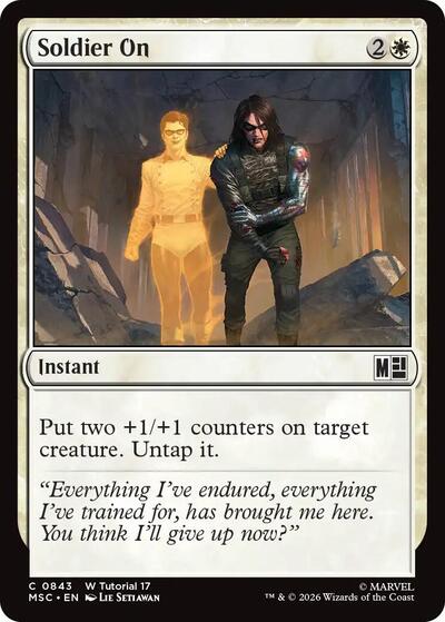 Soldier On (Commander: Marvel Super Heroes) Light Play