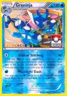 Greninja - 40/122 (League Promo) (3rd Place) (League and Championship) Heavy Play Reverse Holofoil