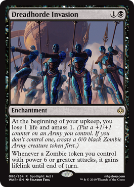 Dreadhorde Invasion (War of the Spark) Light Play