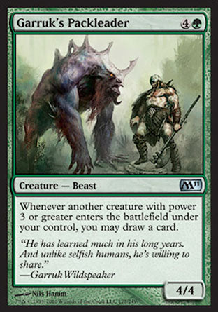 Garruk's Packleader (Magic 2011 Core Set) Medium Play