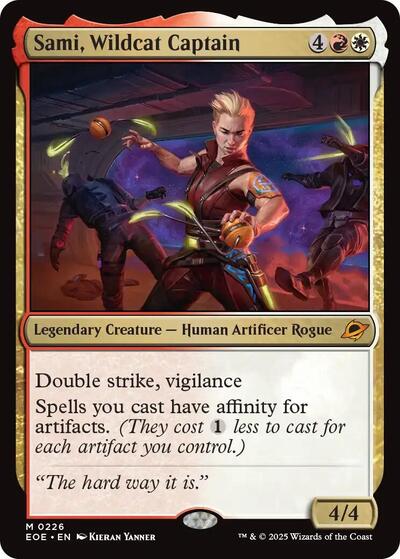 Sami, Wildcat Captain (Edge of Eternities) Light Play