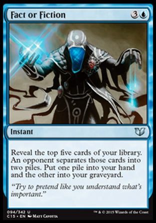 Fact or Fiction (Commander 2015) Light Play
