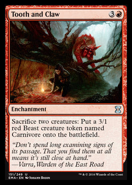 Tooth and Claw (Eternal Masters) Medium Play