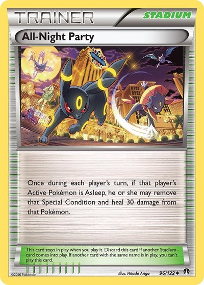 All-Night Party (XY - BREAKpoint) Damaged / Poor