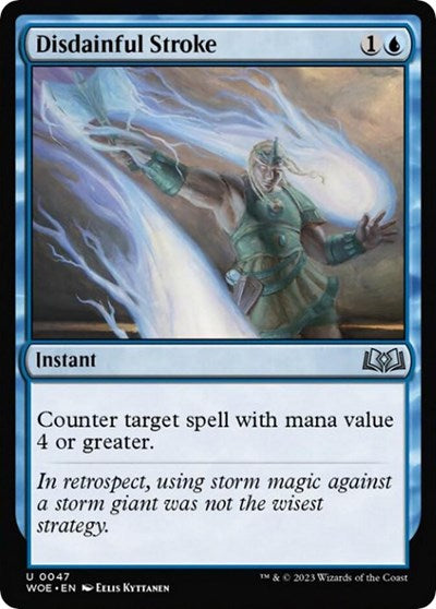 Disdainful Stroke (Wilds of Eldraine) Light Play