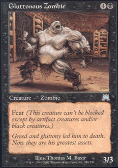 Gluttonous Zombie (Onslaught) Light Play