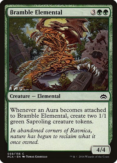 Bramble Elemental (Planechase Anthology) Light Play