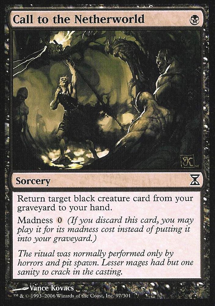 Call to the Netherworld (Time Spiral) Medium Play