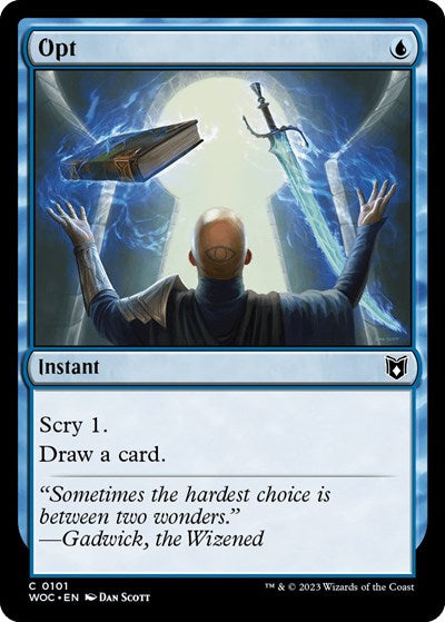 Opt (Commander: Wilds of Eldraine) Light Play
