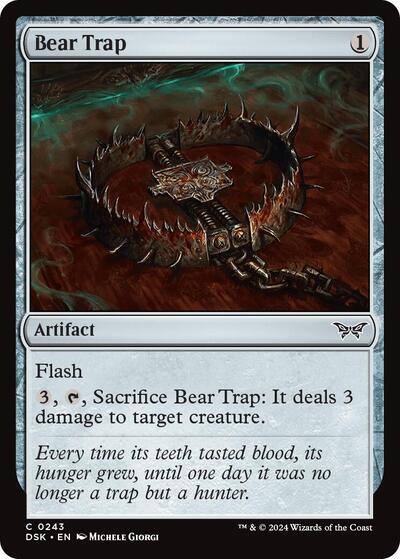 Bear Trap (Duskmourn: House of Horror) Light Play Foil
