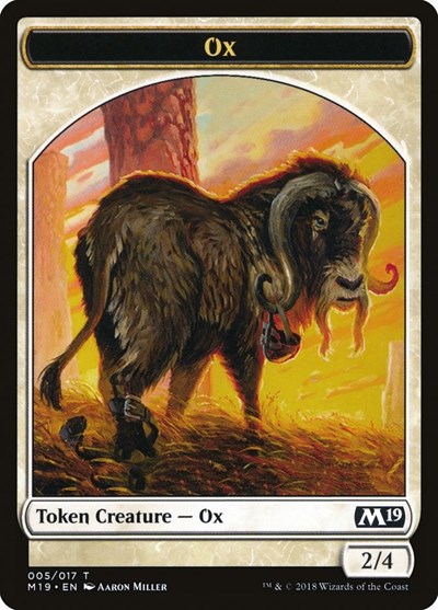 Ox Token (Core Set 2019) Light Play