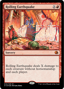 Rolling Earthquake (From the Vault: Annihilation) Light Play Foil