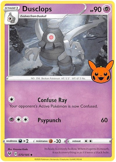 Dusclops (Trick or Trade BOOster Bundle 2023) Light Play