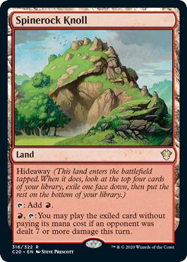 Spinerock Knoll (Commander 2020 Ikoria) Light Play