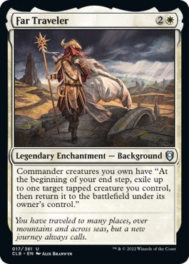 Far Traveler (Commander Legends: Battle for Baldur's Gate) Light Play