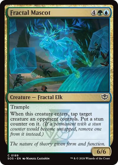 Fractal Mascot (Secrets of Strixhaven) Light Play Foil