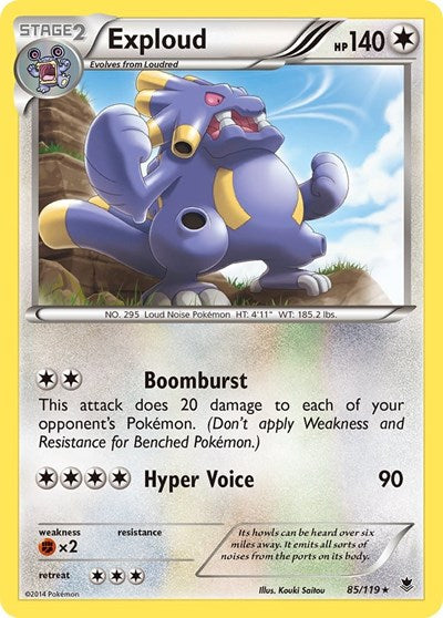 Exploud (XY - Phantom Forces) Heavy Play