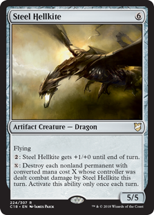 Steel Hellkite (Commander 2018) Light Play