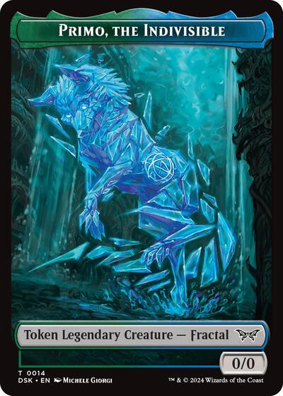 Primo, the Indivisible Token (Duskmourn: House of Horror) Light Play