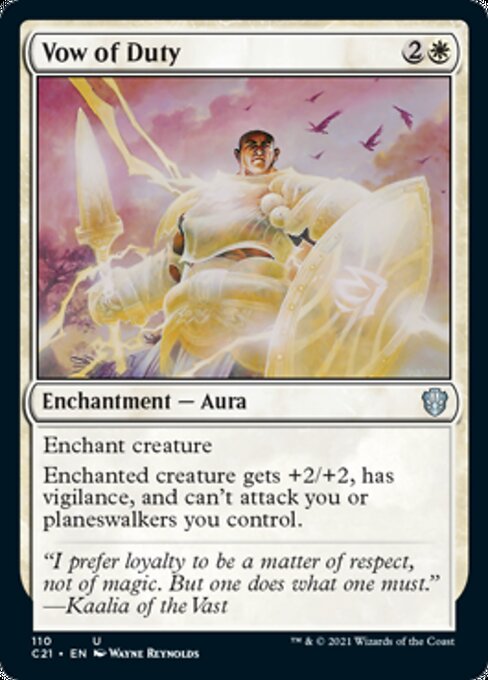 Vow of Duty (Commander 2021 Strixhaven) Light Play