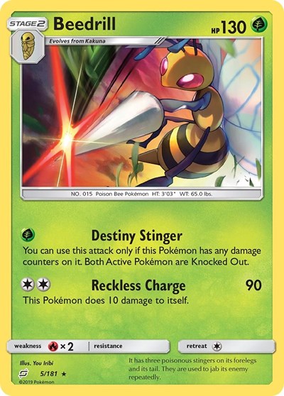 Beedrill (SM - Team Up) Medium Play
