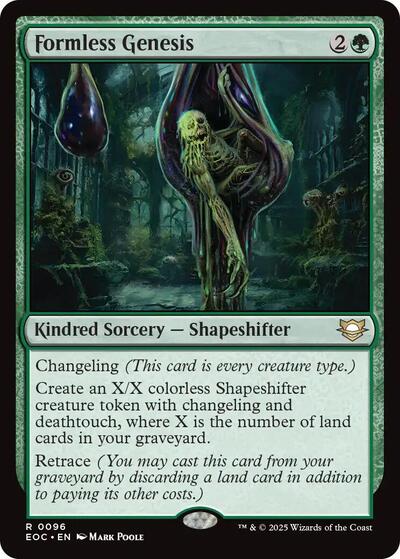 Formless Genesis (Commander: Edge of Eternities) Light Play