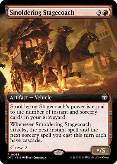 Smoldering Stagecoach (Extended Art) (Commander: Outlaws of Thunder Junction) Light Play