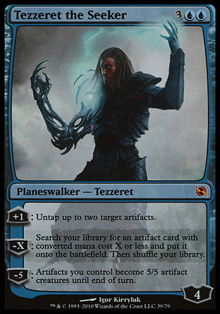 Tezzeret the Seeker (Duel Decks: Elspeth vs Tezzeret) Near Mint Foil